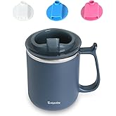 WASHINBED Dysphagia Regulating Drinking Cups for Swallowing Difficulty - with 5cc, 10cc, & 15cc Sip Options - Liquids Only - Pack of 1 (Blue)