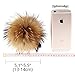 FURTALK Fur Pom Pom Keychain Bag Charm - Fluffy Fur Ball Cute Hangbag Charms Original