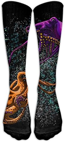 Tentacles Octopus Girls Athletic Crew Socks Funny Boot Socks Long Socks Compression High Tube Socks