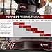 Dark Iron Fitness Genuine Leather Pro Weight Lifting Belt for Men and Women - Durable Comfortable and Adjustable with Buckle - Stabilizing Lower Back Support for Weightlifting