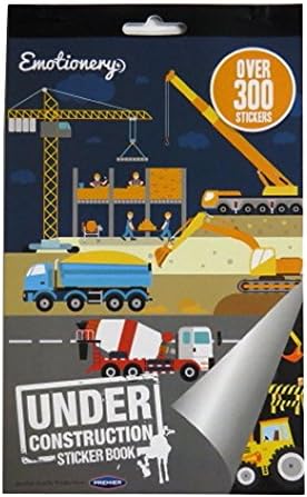 Under Construction Sticker Book - Over 300 Stickers by Emotionery