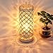 Table Lamp, Petronius Crystal Table Lamps, Decorative Bedside Nightstand Desk Lamp Shade for Bedroom, Living Room, Dining Room, Kitchen
