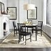 Homestyles Arts & Crafts Dining Table, Black