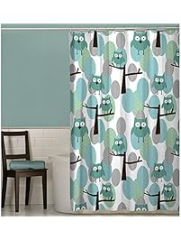 Maytex Owl Fabric Shower Curtain