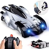 RC Cars for Kids, Wall Climbing Remote Control Cars for Boys, Girls USB Radio Controlled Electric Vehicles Rechargable Gravity Toy Race Cars with 360 Rotating Stunt, LED Lights & Dual Mode Mini RC Car