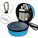 Travel Portable Carrying Protective Hard Case Box Pouch for Amazon All Echo Dot(2nd Generation) with Carabiner(Fits USB Cable and Wall Charger)