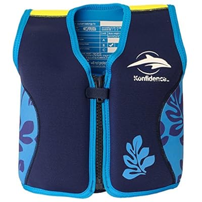 Konfidence Schwimmhilfe 4-5 Jahre, Blau-Marine 4 Schnorchelmasken Hält Babys warm für lange Zeit, perfekt für den Schwimmunterricht
Gibt Eltern oder Betreuern eine bessere Griffigkeit des Babys im Wasser
Neoprenanzug