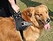WINSEE Dog Harness, no-Pull Comfort pet Vest Harness Safety Adjustable Dog Vest Harness for Large Dogs Reflective Oxford Material Easy Control Harness Black
