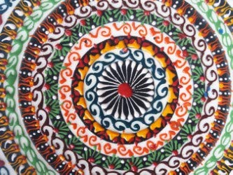 Ayennur Turkish Decorative Plate Handmade Ceramic Ornament for Home&Office Wall Decor