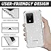 Elegant Choise Case for Samsung Galaxy S21 Plus Case Liquid Glittery with Screen Protector and Camera Lens Protector for Girls Women, Flowing Floating Bling Sparkling Shiny Crystal Phone Case (Clear)