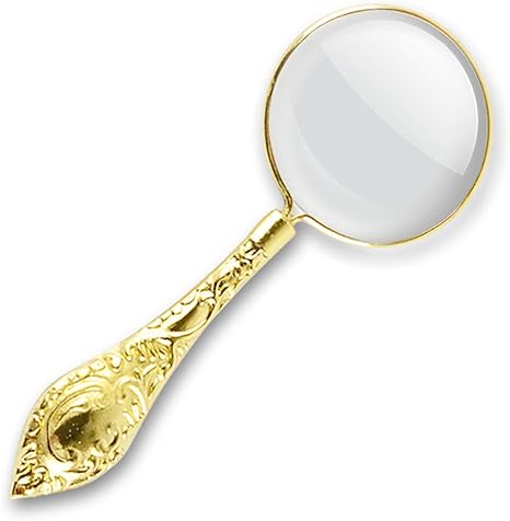 Amazon Co Jp Yn虫眼鏡 刻まれた手持ちの拡大鏡5x自然光源高齢者 弱視 学生 子供観察の興味 読書メンテナンス識別携帯用金属小型拡大鏡 ホーム キッチン