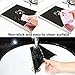 Gas Stove Burner Covers 8 Pack - CrazyLynX Double Thickness Gas Range Protectors, Stove Top Liner with FDA Approved, Reusable, Non-Stick, Dishwasher Safe, Heat-resistant - Black (10.6