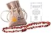 Real Baltic Amber Teething Necklace | Natural Tooth & Gum Anti-Inflammatory Jewelry for Babies and Toddlers | Helps Sooth Drooling & Teething Pain | Girls & Boys (Dark Cognac)