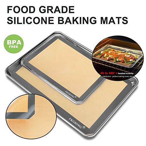 Silicone Baking Mat Nonstick Large Baking Mat Set of 3 2 Half