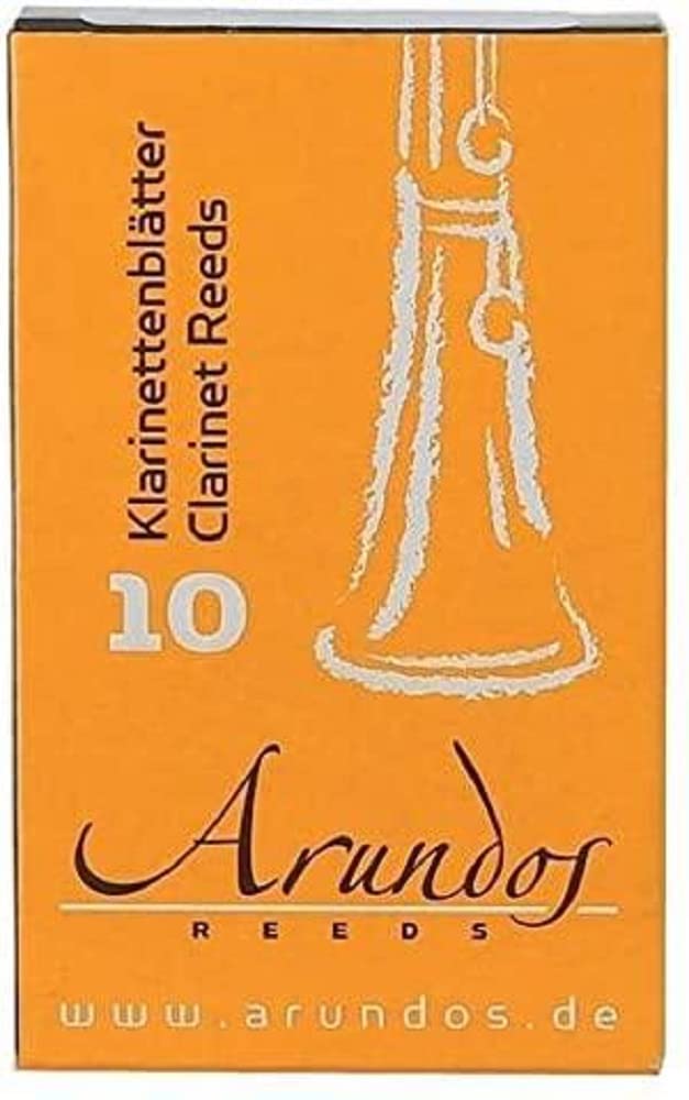 Arundos reed BB clarinet Aida, pack of 10, German cut, size 3.5