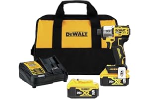 DEWALT 20V MAX Impact Driver, Cordless, 3-Speed, 2 Batteries and Charger Included (DCF845P2)