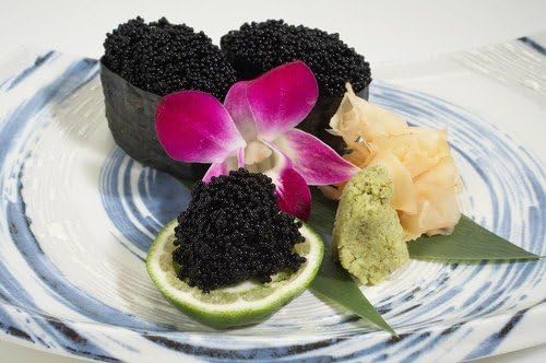 Frozen Sashimi Grade Black Flying Fish Eggs (Tobikko) 500g