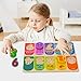 Jamohom Kid Wooden Numbers Puzzle Board Preschool Intelligence Early Educational Math Toys for Toddlers 10 Pieces