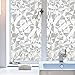Amposei Fashion Light Refraction Frosted Window Glass Film Privacy for Bedroom Door 17.7 by 78.7 inches