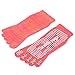 Cosfash Yoga Socks Non Slip Skid Toe Grips for Pilates Barre Women Men 4 Pack, Multi, One Size