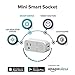 Black Friday-Cyber Monday Clearance Sale-Wireless Mini Smart Plug Outlet, WiFi Smart Socket Outlet Remote Control,Works With Alexa,No Hub Required,With USB Charging Port Rapid Charging(2.1A USB)2-Pack