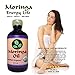Moringa Oil Organic 8 oz 100% Pure, Cold Pressed, Food Grade, Amber Glass Bottle & Pop top. Use to Rejuvenate, Moisturize & Heal Face, Body, Skin and Hair.