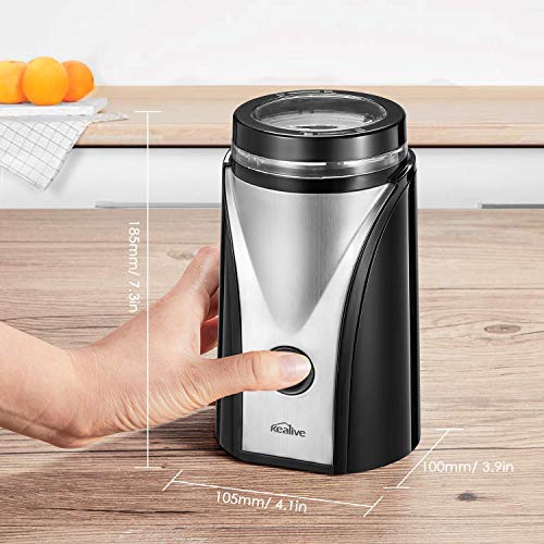 Coffee Grinder, Kealive Electric Coffee Grinder 12 Cup, Coffee Beans