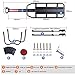 Bemodst Bike Rear Rack, 110 Lb Capacity Aluminum Alloy Bicycle Cargo Rack Bicycle Cycling Luggage Carrier Racks with 3 Quick Release Bucklethumb 2
