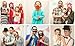 27PCS Valentines Day Birthday Photo Booth Party Props Mustache on Stick Heart Angel