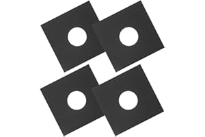 SECFOU 12-Inch Vinyl Record Sleeves 4Pcs Kraft Paper Outer Covers for Protecting Albums During Transport