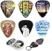 Catholic Christian Guitar Picks - 12 Medium Celluloid Plectrum W/Pick Holder & Tin Box. Inspired & Meaningful Bible Messages - Unique Gift for Men and Women Guitarists - Best Stocking Stuffer