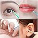 G2PLUS 400 PCS Disposable Micro Applicators, Micro Brushes for Eyelash Extensions, Makeup and Personal Care- 4 X 100PCS (Blue)