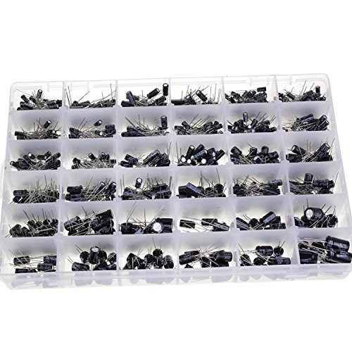 Wimas 36Value 1000pcs Electrolytic Capacitor Assortment Box Kit Range 0.1uF－1000uF (36Value 1000pcs) - Thumbnail 4