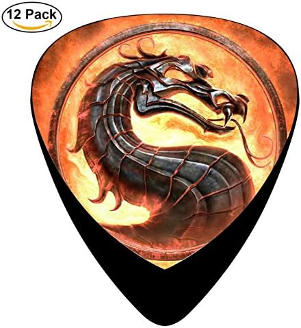 DaMuiu 12 Pack MK Guitar Picks Music Set Keyboard Plectrum Bass