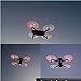 STARTRC Low-Noise Quick-Release Reachargeable Propellers Folding LED Color Flash Propellers for Mavic Pro or Mavic Pro Platinum Drone 2 Pairs