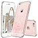 MOSNOVO iPhone 6S Case/iPhone 6 Clear Case, White Henna Mandala Floral Lace Clear Design Printed Transparent Plastic Back Phone Case with TPU Bumper Protective Case Cover for iPhone 6/6S (4.7 Inch)