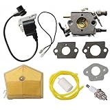 HURI Carburetor Ignition Coil for Husqvarna 51 55 Chainsaw WT-170-1 WT-170 503281504