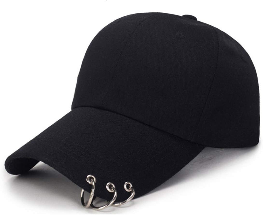 Kpop Hat Ring Baseball-Cap - Suga-Snapback Baseball Cap with Iron Rings
