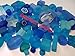 12 pcs Sea Glass Beads,10-15mm Freeform Handmade Top-drilled,for Jewelry Making Earring Pendant Charm DIY Craft