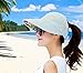 HindaWi Sun Hats for Women Wide Brim UV Protection Visor Floppy Sports Packable Sun Hat Caps