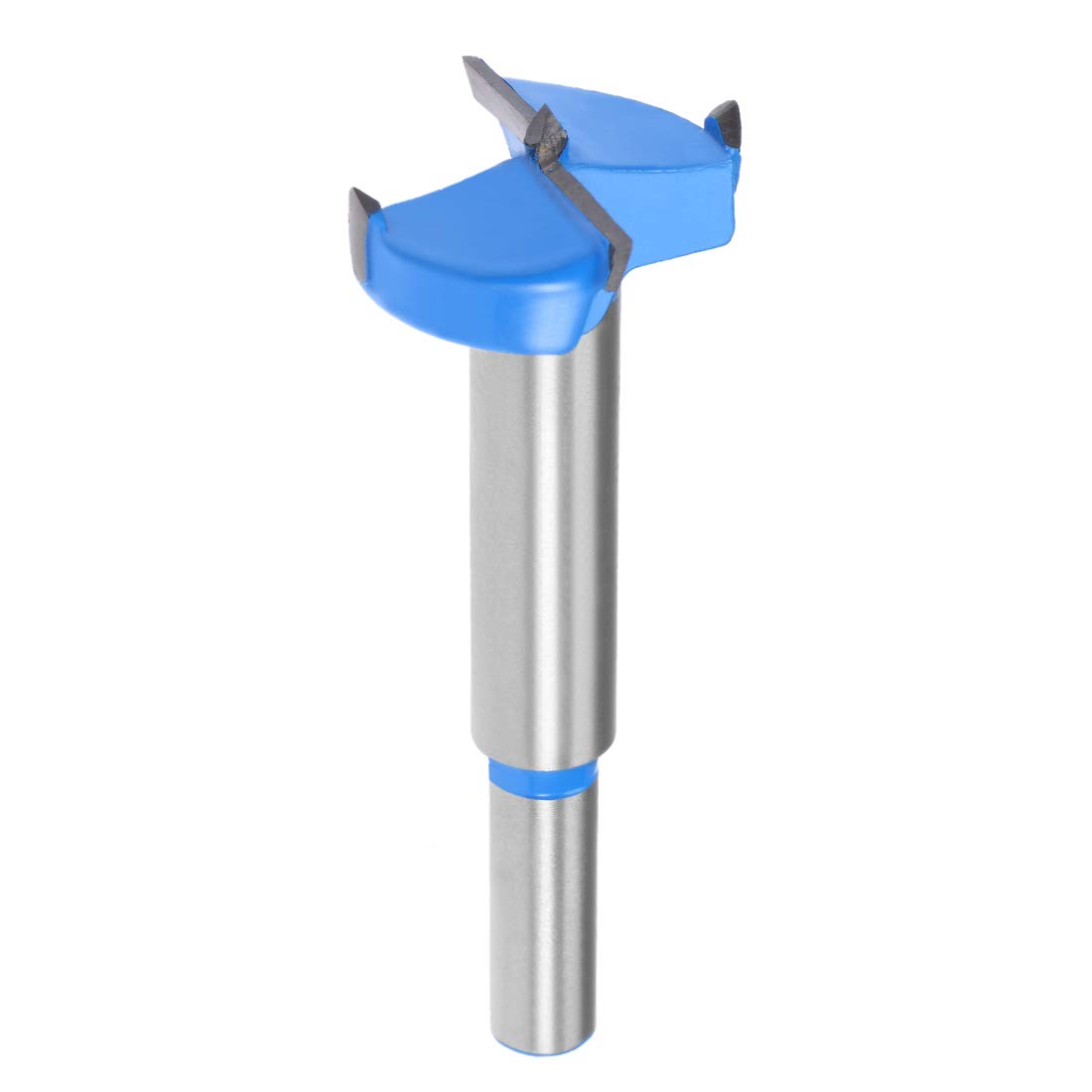 Sourcingmap Forstner Drill Bits 28mm, Tungsten Carbide Wood Hole Saw Auger Opener, Woodworking Hinge Hole Drilling Boring Bit Cutter (Blue, Gray)