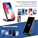 Wireless Charger, Seneo Qi Certified Wireless Charging Stand 7.5W Compatible iPhone Xs MAX/XR/XS/X/8/8 Plus, 10W for Galaxy Galaxy S10/S10 Plus/S10E/S9, 5W for All Qi-Enabled Phones(No AC Adapter)