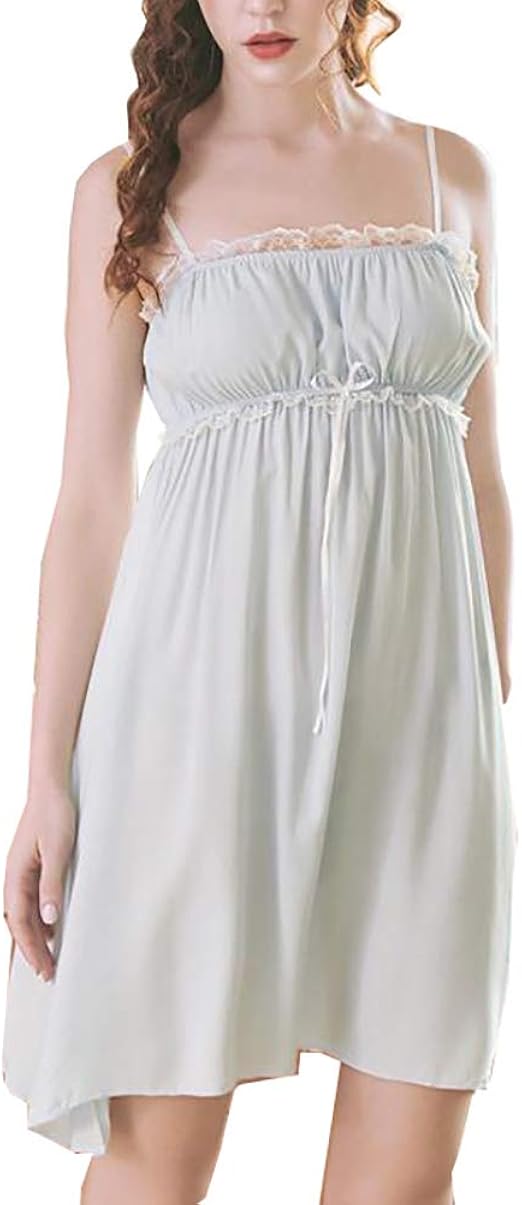 Adjustable Sling Sleeveless Nightdresses for Women Long Satin