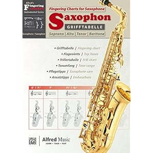 Alfred’s Fingering Charts Instrumental Series / Grifftabelle Saxophon | Fingering Charts Saxophone: Zweisprachige…