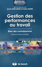 Gestion des performances au travail