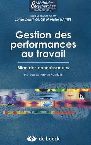 Gestion des performances au travail