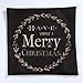 Pillow Cases,IEason Clearance! Christmas Letter Sofa Bed Home Decoration Festival Pillow Case Cushion Cover (Black)