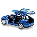 Diecast Model Cars Toy Cars Alloy Pull Back Toy Car with Sound and Light Toy Kids Toys 1/32 Scale (Blue)