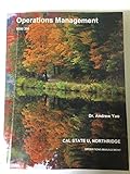 Paperback Operations Management (CSUN SOM 306 Dr. Andrew Yao) Book