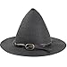 SAYM Women's Brim Straw Witch Hat Beach Sun Cap Halloween Costume Accessory